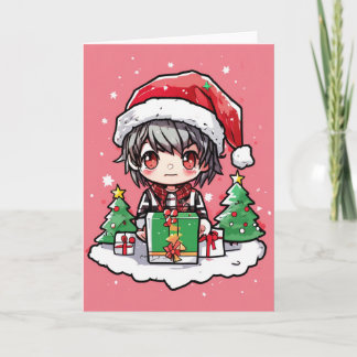 tarjeta de Navidad de dibujos animados