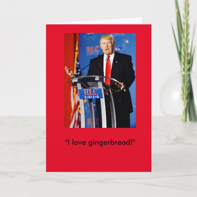 Tarjeta de Navidad de Donald Trump (Anverso)