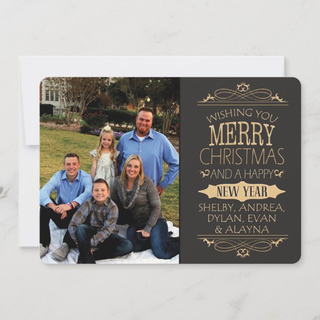 Tarjeta de Navidad de Drake (Anverso)