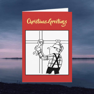 Tarjeta de Navidad de Empresa de Andamios