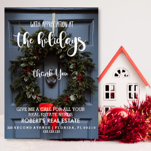Tarjeta de Navidad de empresa inmobiliaria de Navi