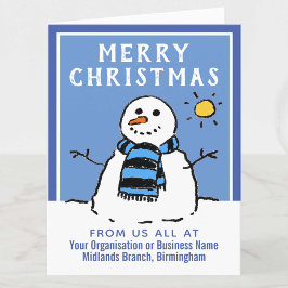 Tarjeta de Navidad de Empresa, Negocio u Organizac