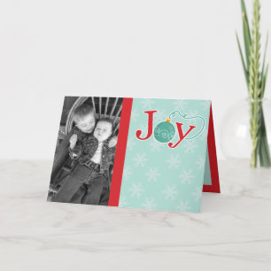 Tarjeta de Navidad de encargo de la foto