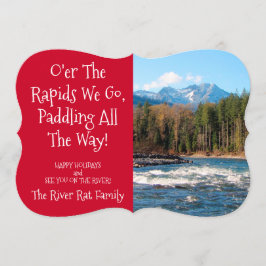 Tarjeta de Navidad de encargo de la foto de los