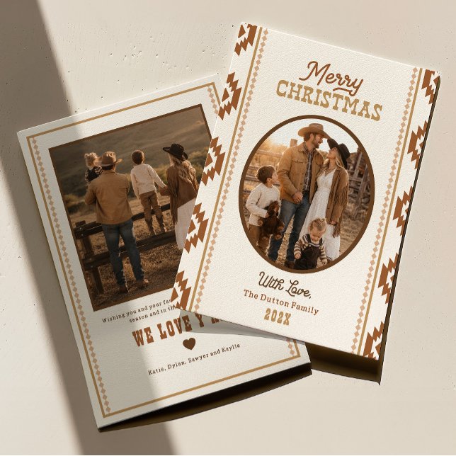 Tarjeta de Navidad de estilo occidental | Impresa  (Subido por el creador)