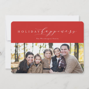 Tarjeta de Navidad de felicidad navideña