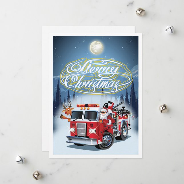 Tarjeta de Navidad de felicitación (Anverso/Reverso In Situ)