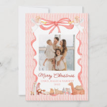 Tarjeta de Navidad de Felicitación con Foto de la 