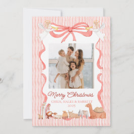 Tarjeta de Navidad de Felicitación con Foto de la