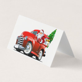 Tarjeta de Navidad de felicitación de dibujos anim