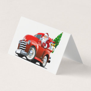 Tarjeta de Navidad de felicitación de dibujos anim