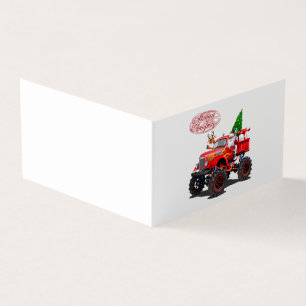 Tarjeta de Navidad de felicitación de dibujos anim