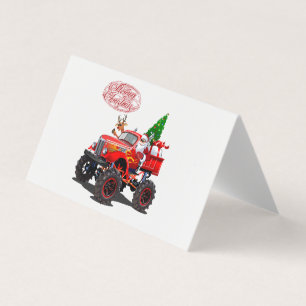 Tarjeta de Navidad de felicitación de dibujos anim