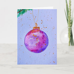 Tarjeta de Navidad de Felicitación de Festejos Mag