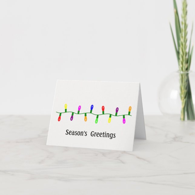 Tarjeta de Navidad de Felicitación Navideña (Anverso)
