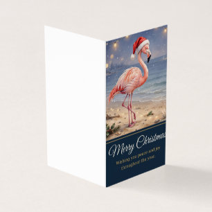 Tarjeta de Navidad de Flamenco - Feliz Navidad