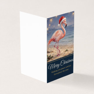 Tarjeta de Navidad de Flamenco - Feliz Navidad