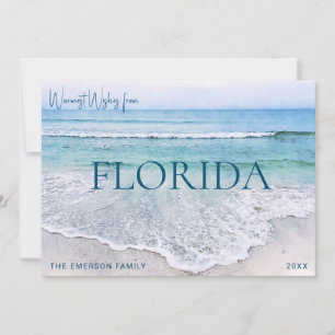 TARJETA DE NAVIDAD DE FLORIDA   TARJETA DE FIESTAS