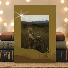 Tarjeta de Navidad de foto cristiana | Magos