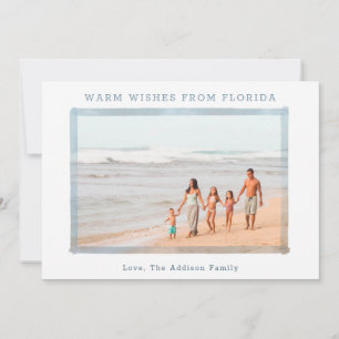 TARJETA DE NAVIDAD DE FOTO DE FLORIDA Foto Familia