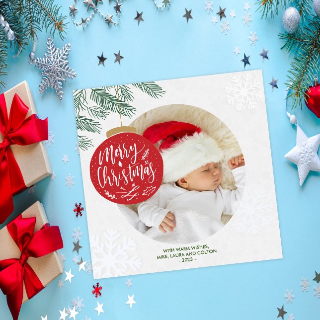 Tarjeta de Navidad de Foto de Vacaciones (Subido por el creador)