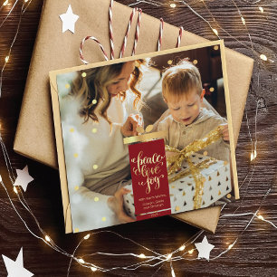 Tarjeta de Navidad de Foto de Vacaciones