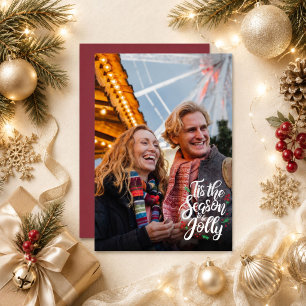 Tarjeta de Navidad de Foto 'Es la Temporada de Ser