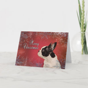 Tarjeta de Navidad de Frenchie