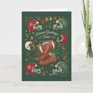 Tarjeta de Navidad de Fútbol