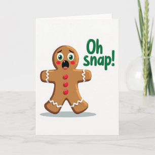 Tarjeta de Navidad de Galleta Caprichosa