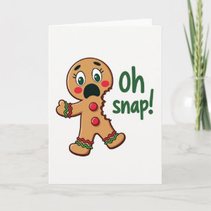 Tarjeta de Navidad de Galleta Caprichosa