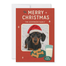 Tarjeta de Navidad de Galleta de Navidad para Perr