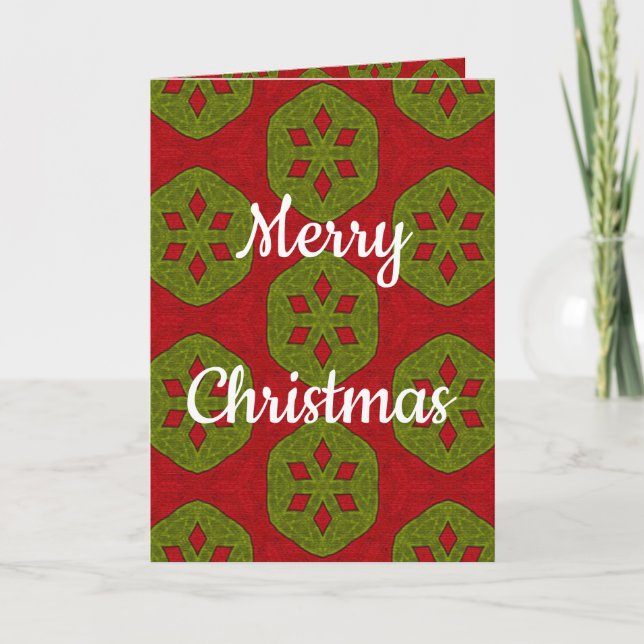 Tarjeta de Navidad de Galletas de Navidad (Anverso)