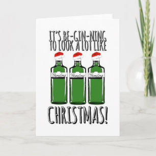 Tarjeta de Navidad de ginebra.