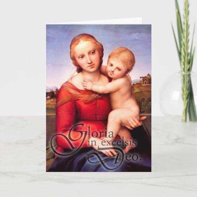 Tarjeta de Navidad de Gloria (Anverso)