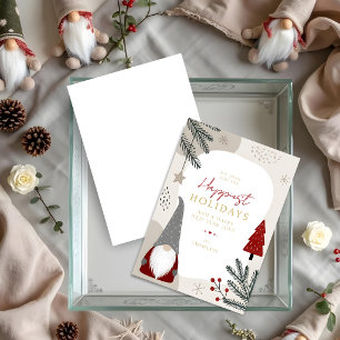Tarjeta de Navidad de Gnomo Nórdico TMF26