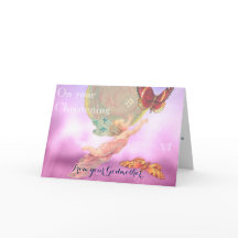 Tarjeta de navidad de Godparent