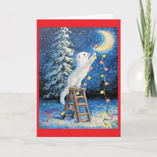 Tarjeta de Navidad de Hurón