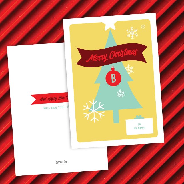 Tarjeta de Navidad de Iconos con Monograma (Subido por el creador)