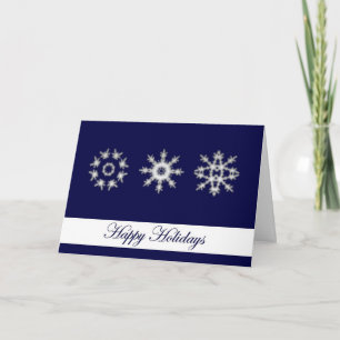 Tarjeta de Navidad de impresión grande Snowflake