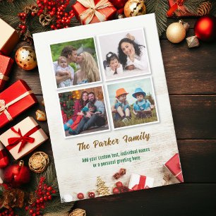 Tarjeta de Navidad de Instagram festiva de Navidad