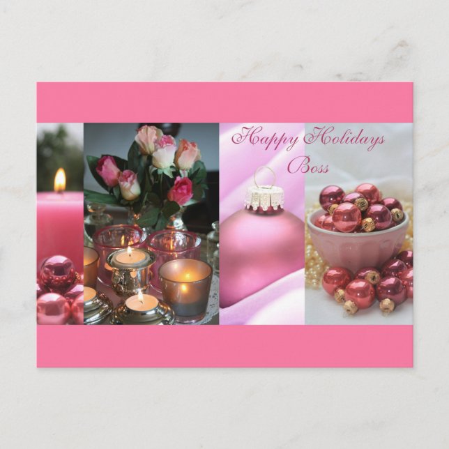 tarjeta de Navidad de jefe Merry (Anverso)