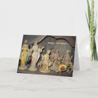 Tarjeta de Navidad de Jesús del bebé