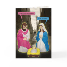 Tarjeta de Navidad de Jesús del bebé del