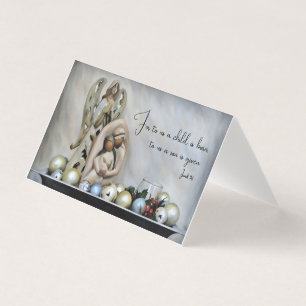 Tarjeta de Navidad de Jesús, María y José
