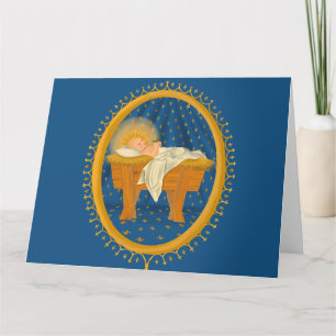 Tarjeta de Navidad de Jesús Niño