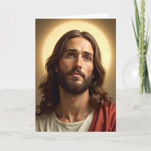 Tarjeta de Navidad de Jesús Personalizada