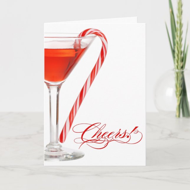 Tarjeta de Navidad de la alegría del día de fiesta (Anverso)