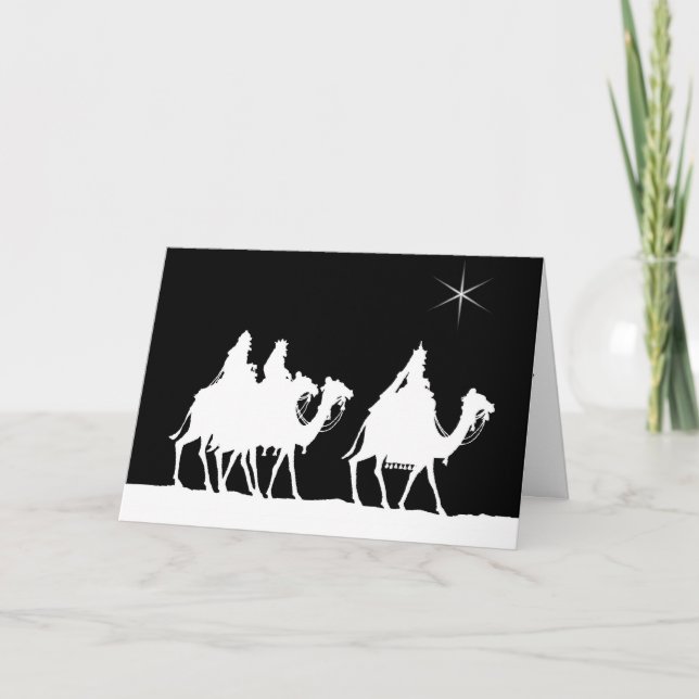 Tarjeta de Navidad de la ampliación de foto de los (Anverso)