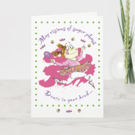 Tarjeta de Navidad de la bailarina de Clarisse